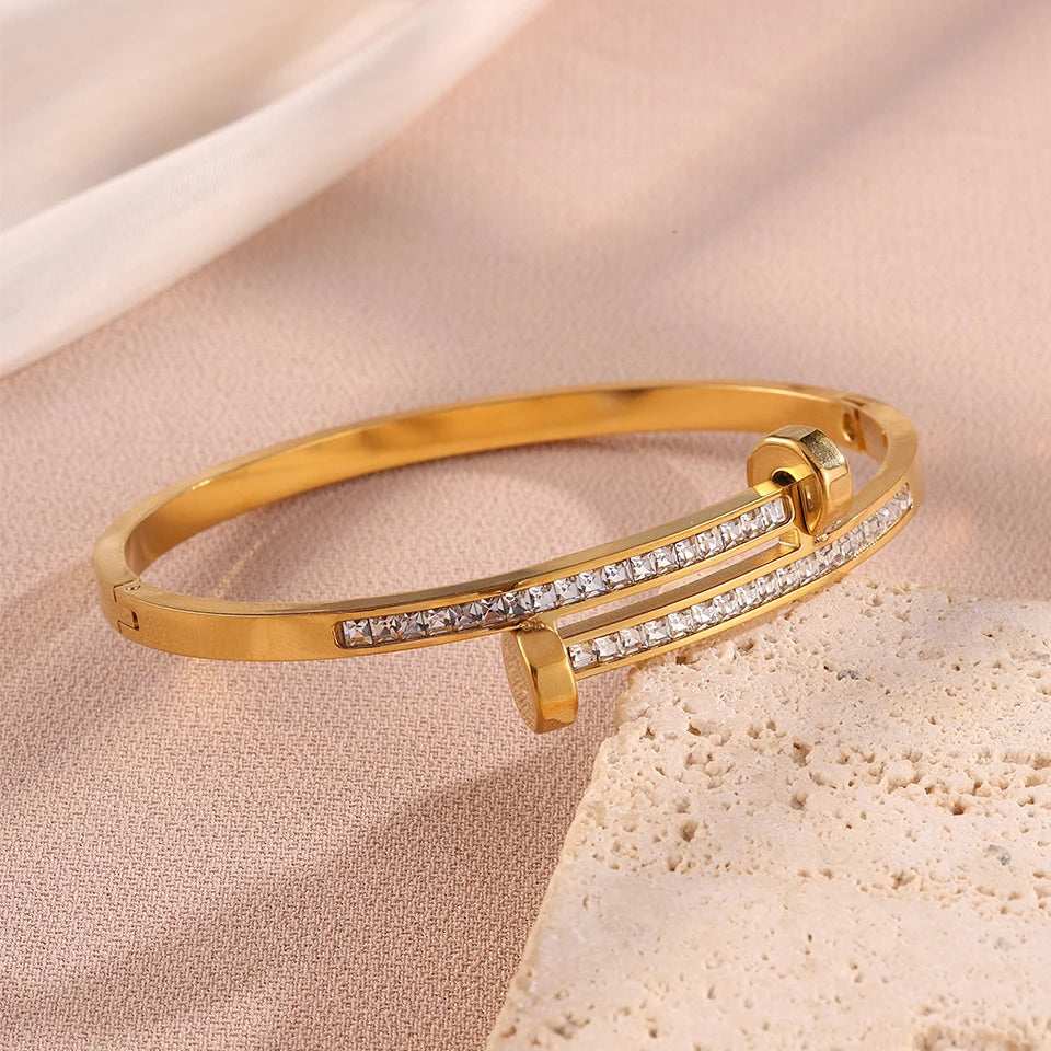 Fleur D’Or Cuff Bracelet