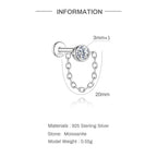 Éclat Moissanite Stud Earrings