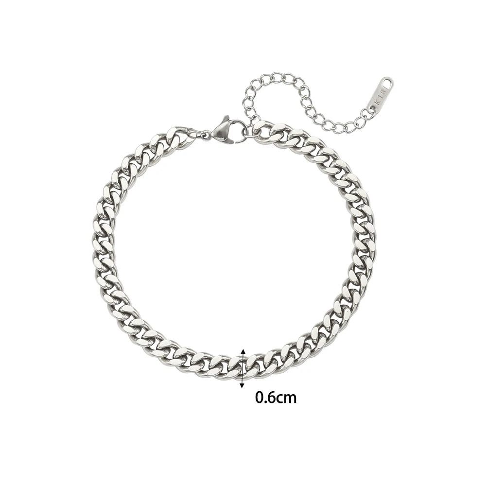 Elegant Gold-Plated Cuban Bracelet