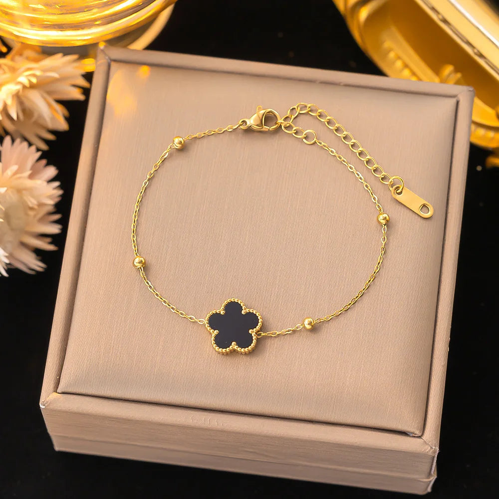 Bracelet Fleur Dorée