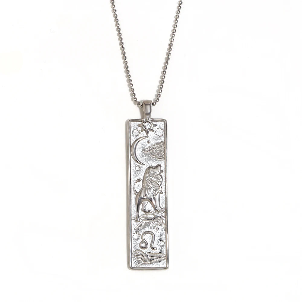 Gold Zodiac Pendant Necklace