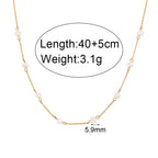Elegant Pearl Gold Jewelry Set