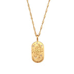 Elegant Zodiac Gold Necklace