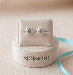 925 Sterling Silver CZ Crystal Stud Earrings