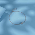 Turquoise Evil Eye Sterling Silver Bracelet