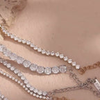 Elegant Zircon Charm Bracelet